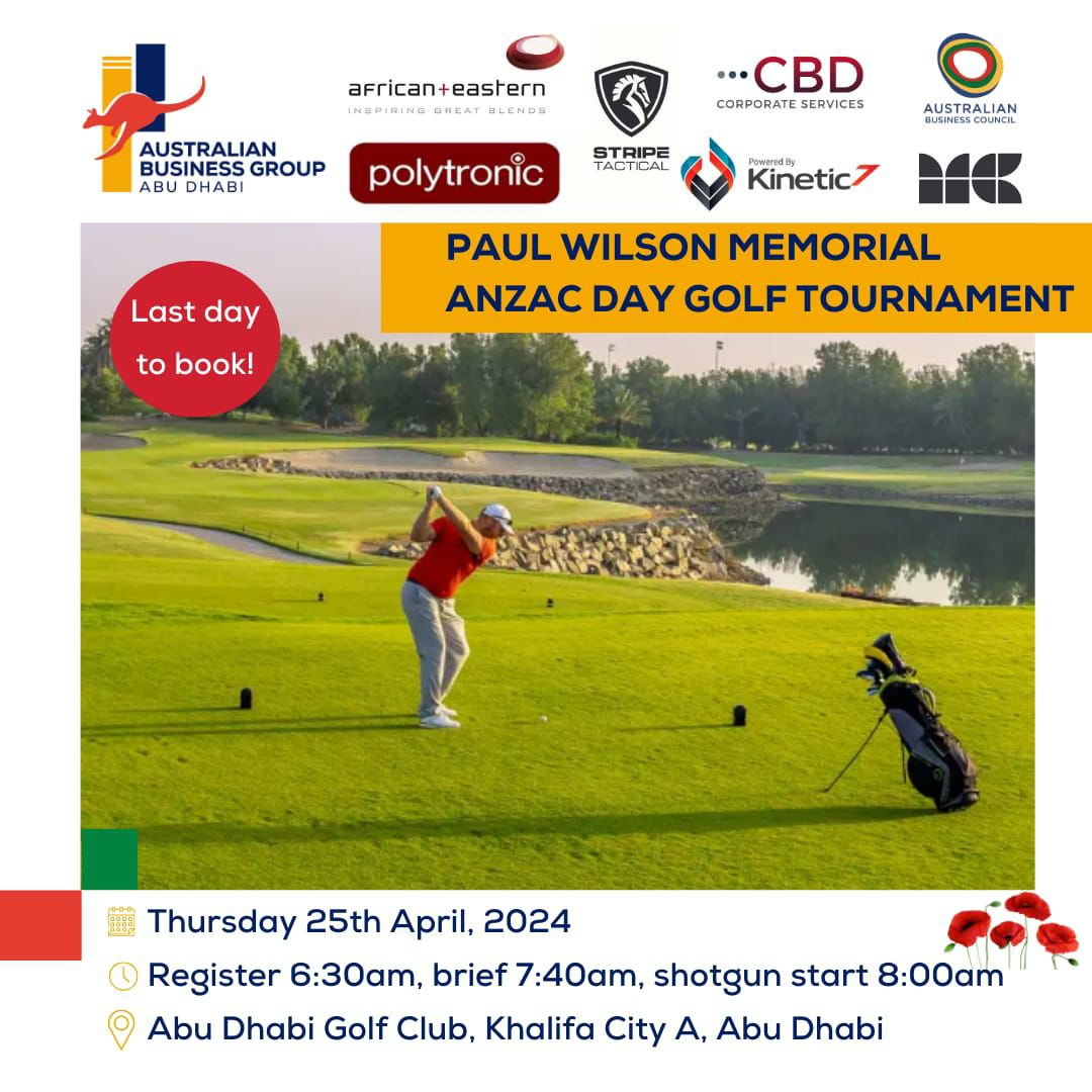 thumbnails Paul Wilson Memorial ANZAC Day Golf Tournament - Abu Dhabi